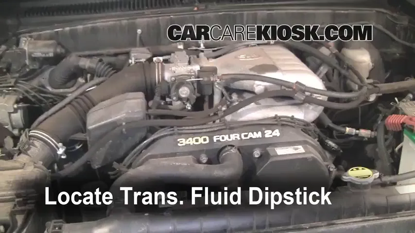 2004 Toyota Tacoma Pre Runner 3.4L V6 Crew Cab Pickup (4 Door) Transmission Fluid Check Fluid Level
